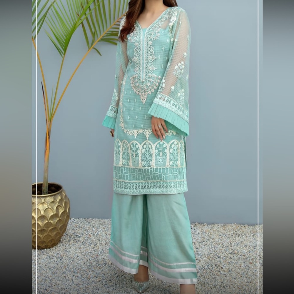 Pakistani luxury pret - 2pc (eid party casual wear Desi pakistani Indian) NWT